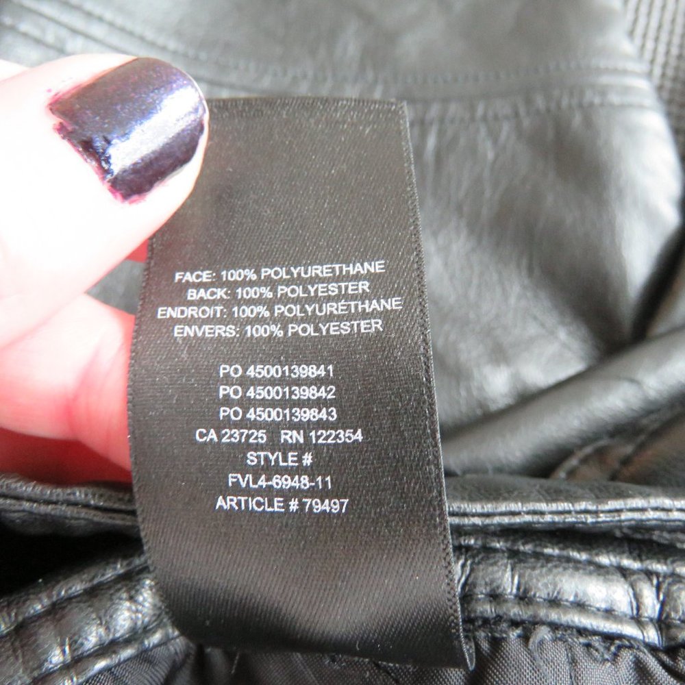 ARITZIA WILFRED High Tied Pant in Black Vegan Leather - Size US 00 (No belt) - Picture 16 of 16